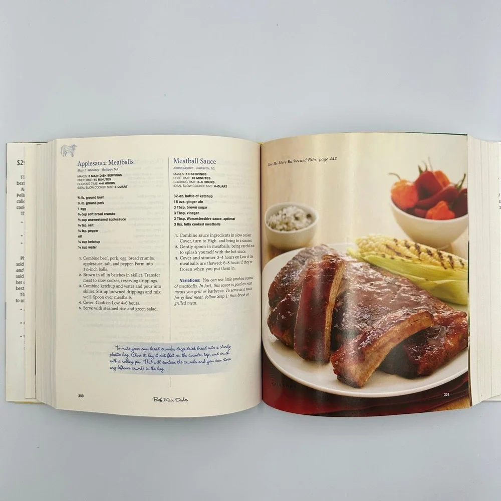 Fix-It Forget-It Big‎ Cookbook Good 2008 Hardcover 1400 Slow Cooker Recipes DJ